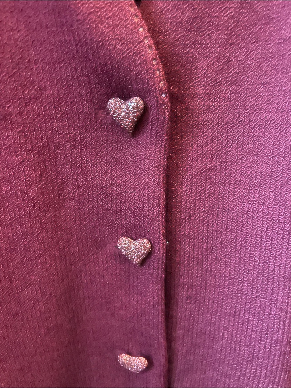 St John Evening Burgundy Structured Sweater - Picture 3 of 6